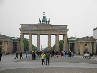 Das Brandenburger Tor mit seinen 5 Durchgängen