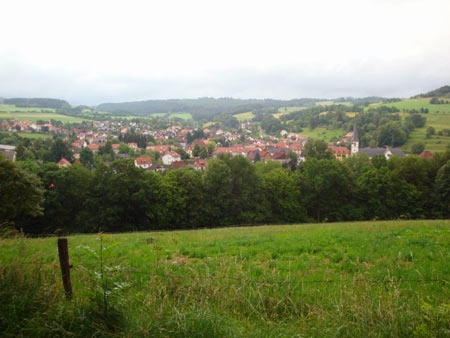 Blick auf Poppenhausen / Rhön