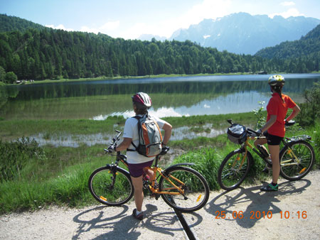 Pause vor unserem Ziel: Ferchensee