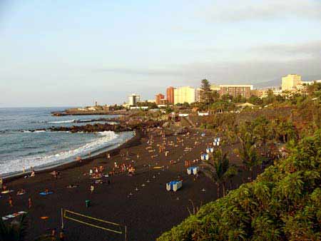 Strand Playa Jardin, Puerto de la Cruz/Teneriffa