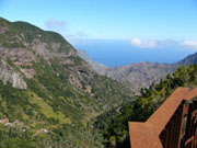 Berge und Täler auf La Gomera, Kanaren