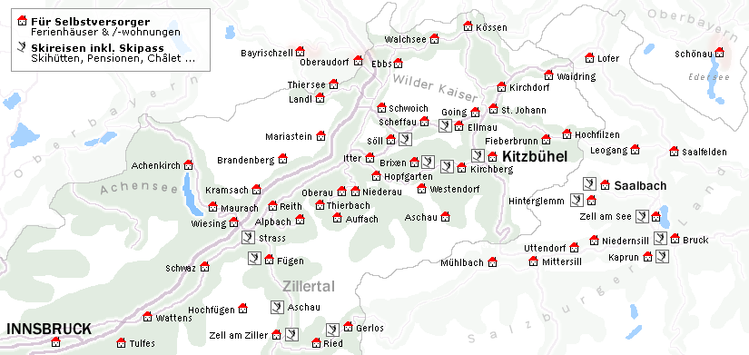 Skiurlaub Kitzbühel: Winterurlaub, Hotel, Ferienwohnung, Ferienhaus