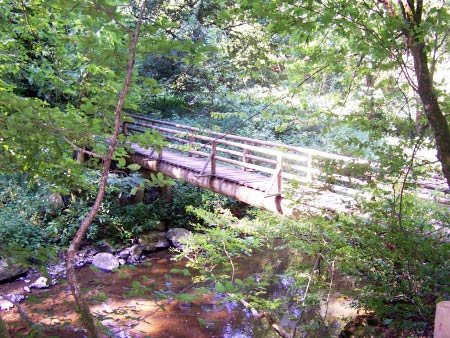 Eifel Wanderweg Brücke