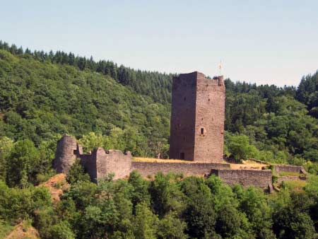 Oberburg Burg Manderscheid