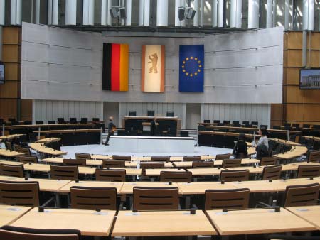 Plenarsaal des Abgeordnetenhauses