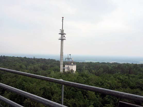 Blick auf die Sendeanlage