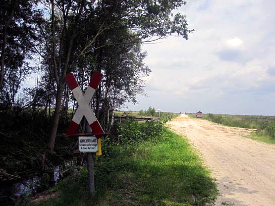 ehemalige Torfbahn im Westermoor